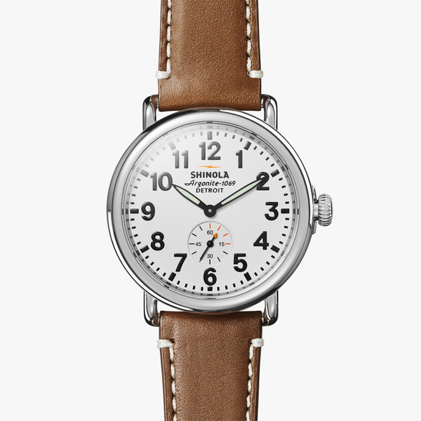 Runwell 41 White | White Dial
