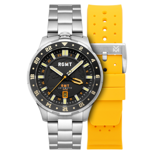 GLOBEMASTER GMT AUTOMATIC Black / Stainless Steel | Black Dial