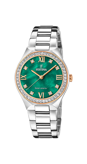Solar Energy Green / Stainless Steel | Green Dial
