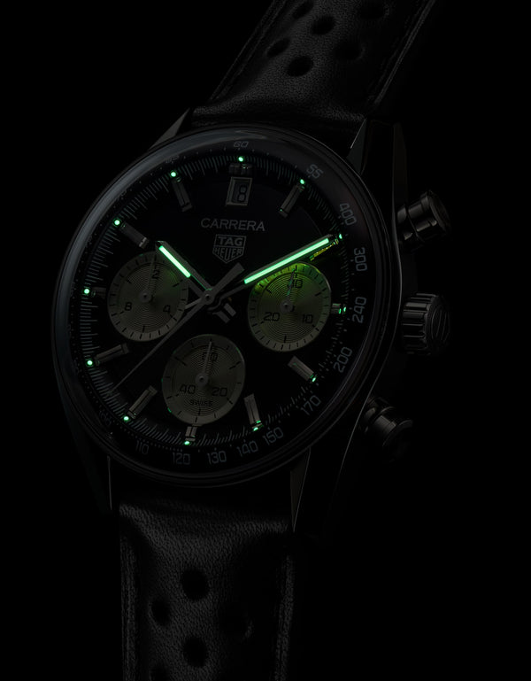 Carrera 39mm Black | Black Dial