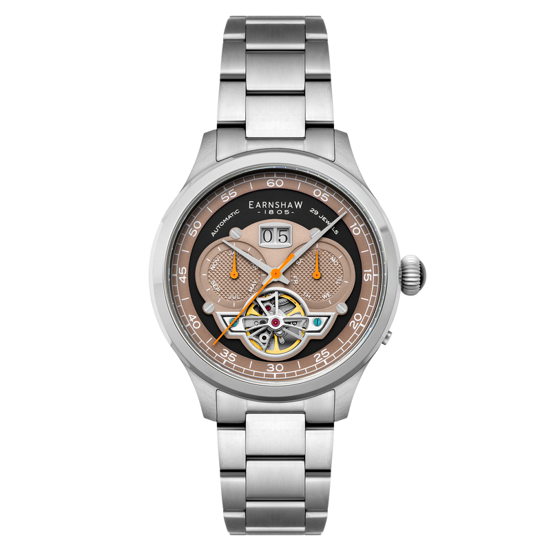 Baron☆様 Baron Grand Date Calendar Open Heart Automatic Black / Steel