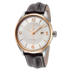 Jazzmaster 44mm / Silver / Brown | Silver Dial