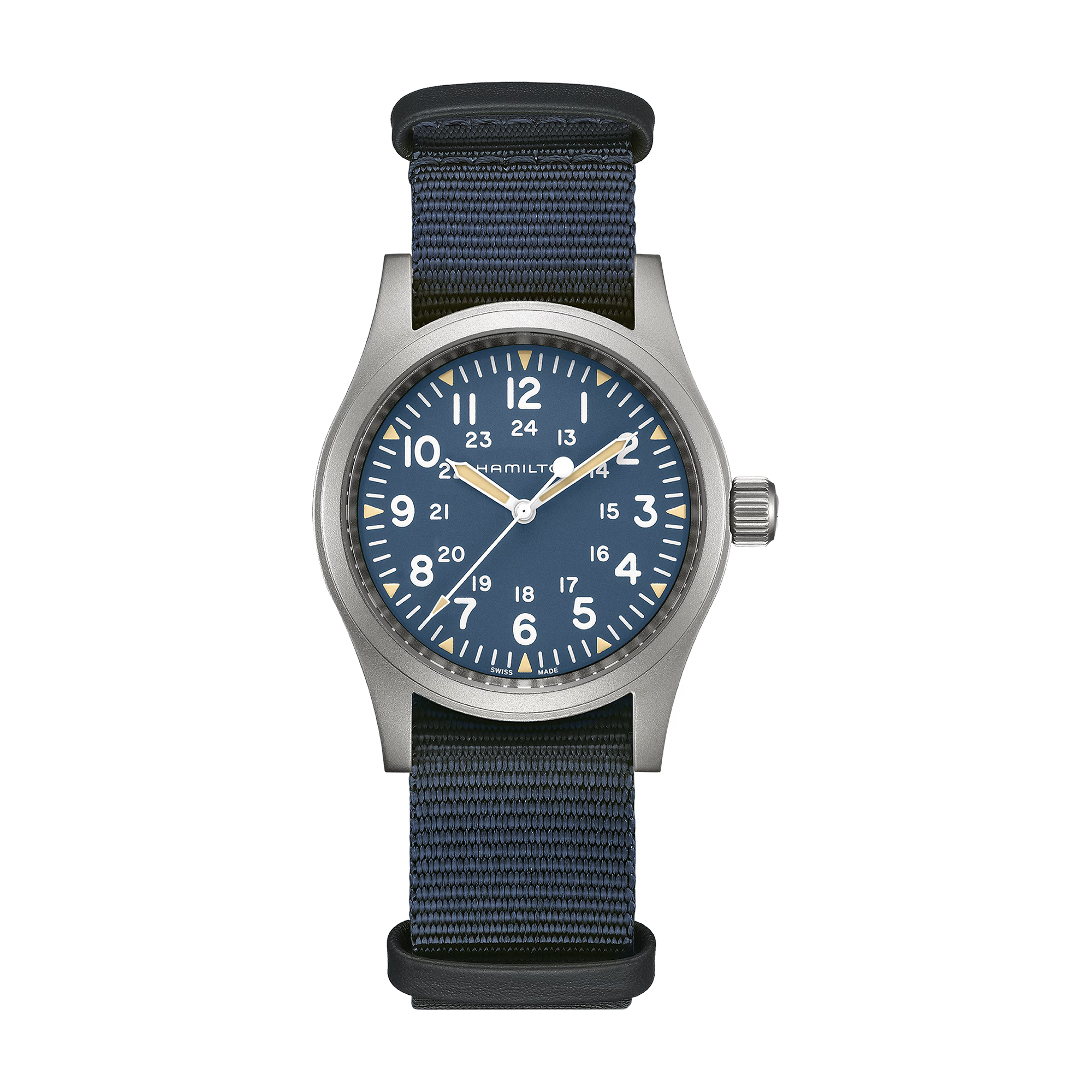 KHAKI FIELD Blue / Fabric Blue Dial