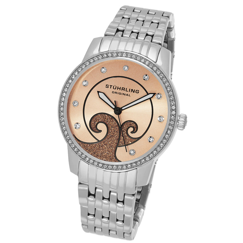 Symphony-569.03 Silver Stainless Steel | Salmon Dial