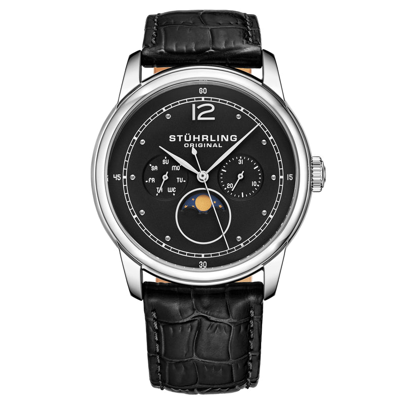 Symphony Black/Leather/Black Dial/Silver Case 898.02 | Black Dial