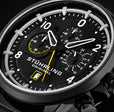 Aviator 929 Black/Leather | Black Dial