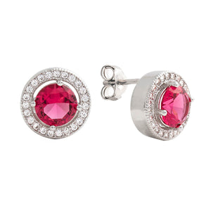Juliet Stud Earrings 18k White Gold