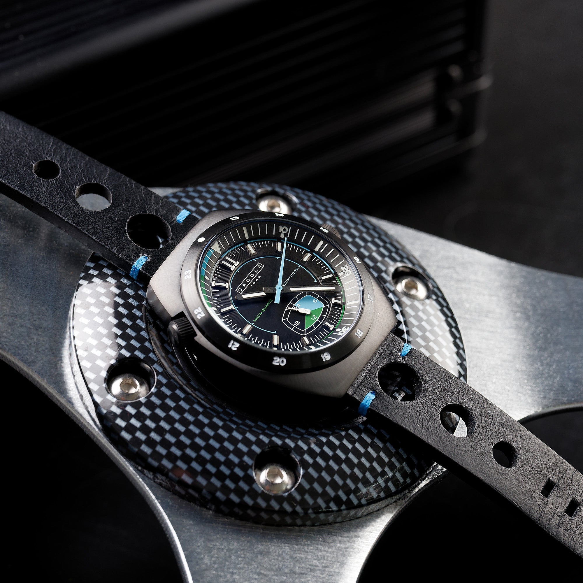 Giulia Meca Quartz BLACK / Leather | Black Dial – Watch Gang