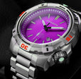 Sea Striker T100 16 tubes Automatic 40mm Purple | Purple Dial