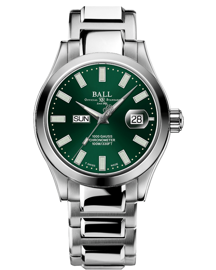 Engineer III Marvelight Chronometer Automatic Watch Green 40mm Green Dial