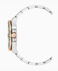 Pro Scuba 43mm Green dial, bicolor rose-stainless steel bracelet, unidirectional rotating bezel Green Dial