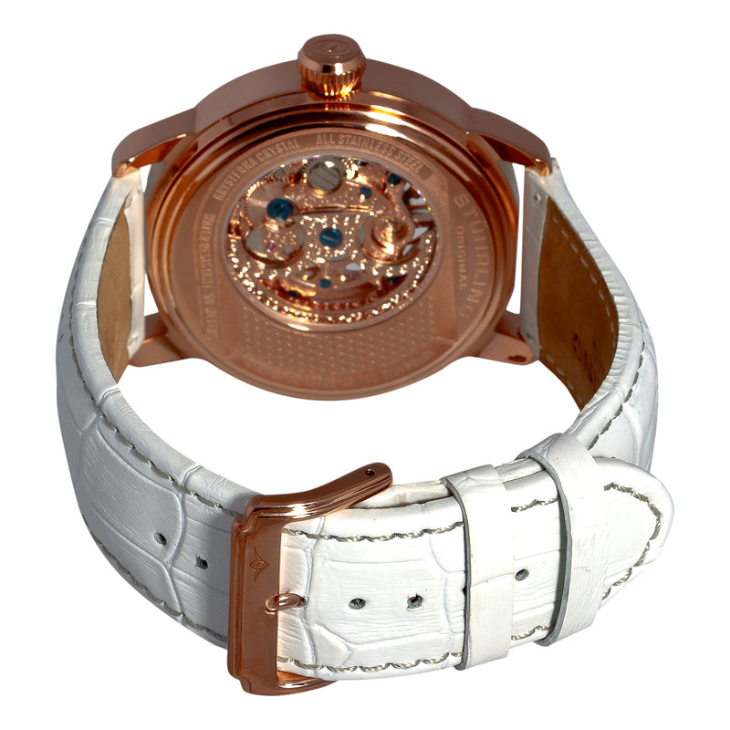 Legacy White/Leather/Silver Dial/Rose/Rose  Case | Silver Dial