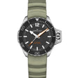 Khaki Navy Green/Rubber | Black Dial