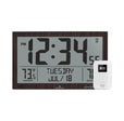 Self-Setting FC Clock with EXLarge Digits Indoor & Outdoor Temp Self-Setting FC Clock with EXLarge Digits Indoor & Outdoor Temp