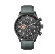 Hawker Hurricane Classic Chronograph Gray / Leather | Gray Dial
