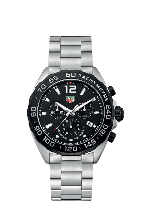 Formula 1 Quartz Black Dial, Black Bezel, Chronograph | Black Dial