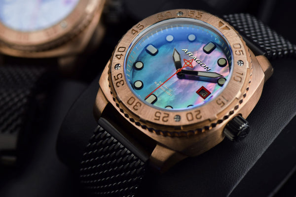 Parma 2 Bronze MOP Swiss ETA 2824 50mm - MOP