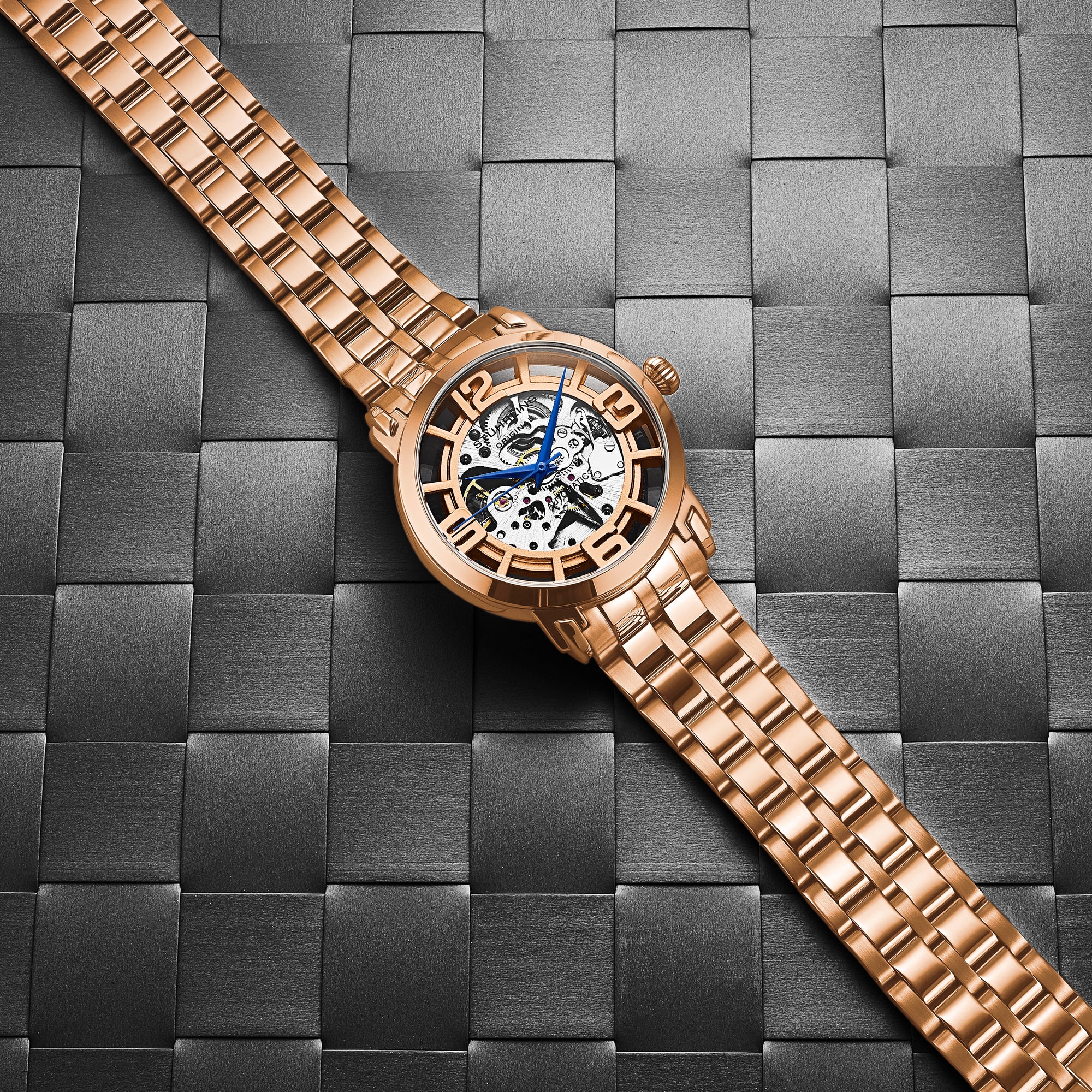 Legacy Rose Gold/Silver Stainless Steel | Silver Dial