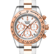 Accelero Chronograph White / Two-tone Stainless Steel | White Dial