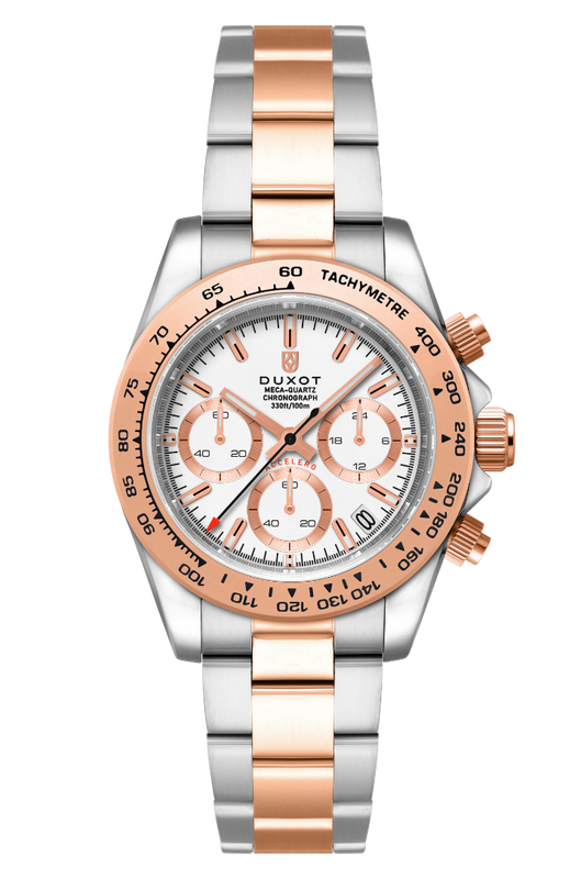 Accelero Chronograph White / Two-tone Stainless Steel | White Dial