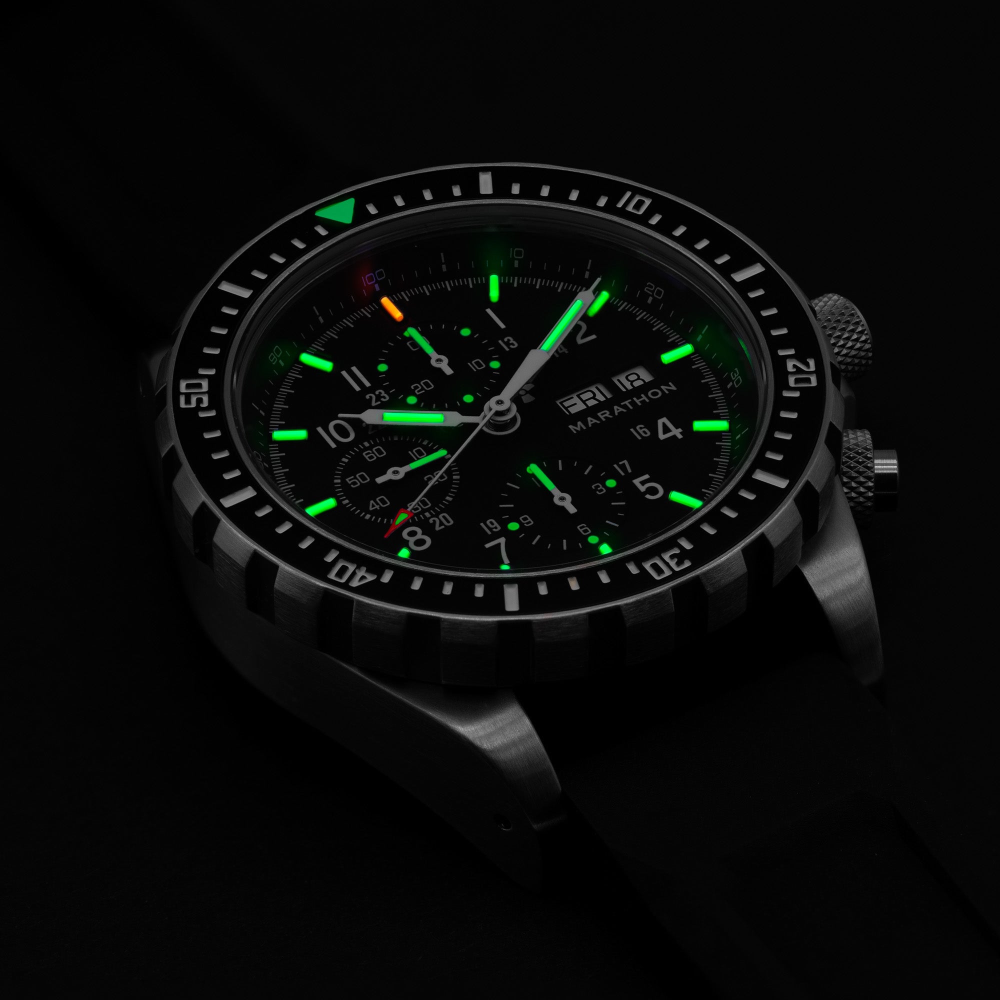 Dive SS/BKSS 3PC RUBBER (WW194014SS-0130) | Black Dial – Watch Gang