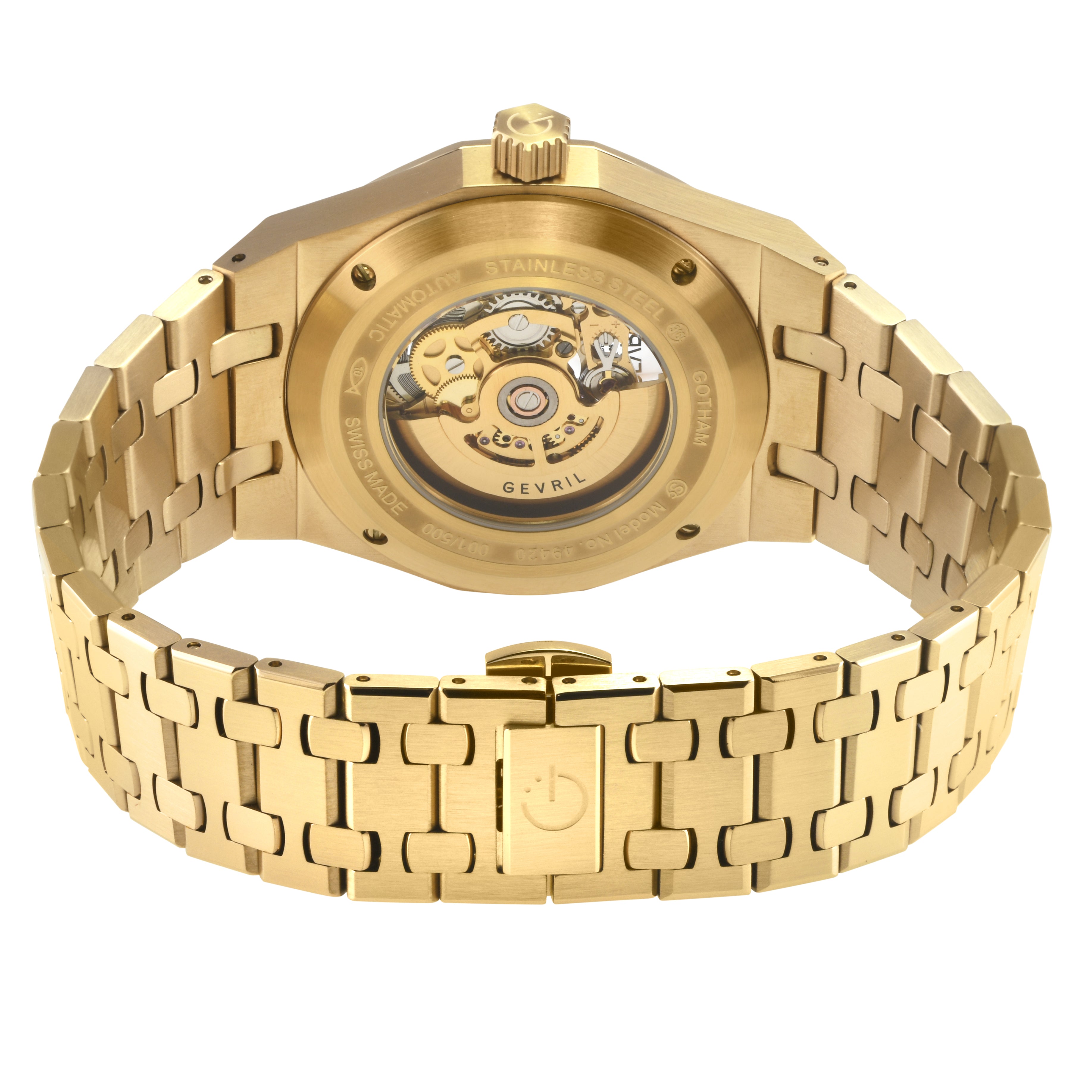 Gotham - Skeleton Swiss Automatic Movement Skeleton Dial, IPYG