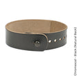 18mm button stud watchband (TWO pack) Chromexcel Natural & Chromexcel Black |  Dial