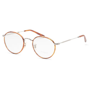 Classic 48 mm / Brushed Silver Amber Tortoise