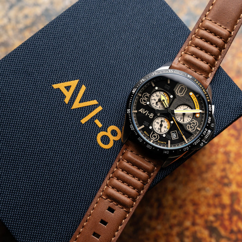 Blakeslee Chronograph Imperial War Museums Edition Black / Leather | Black Dial
