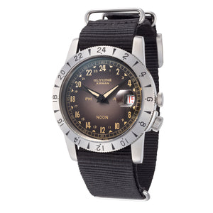 Airman Vintage Noon Purist 40mm / Black / Black Black Dial