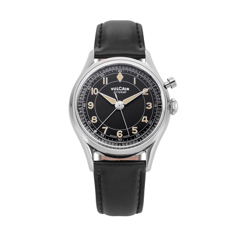 Cricket Classique Black & Khaki / Black Plain | Black Dial