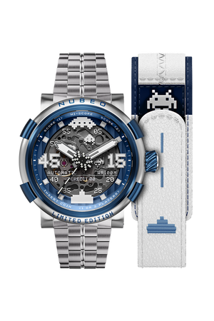 Orion Automatic Space Invaders Limited Edition Blue / Stainless Steel | Blue Dial