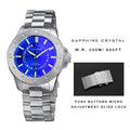 Matador Modified NH35 Date Red Blue Dial | Blue Dial Dial