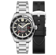 Fleuss Automatic Severn Edition Black / Stainless Steel | Black Dial