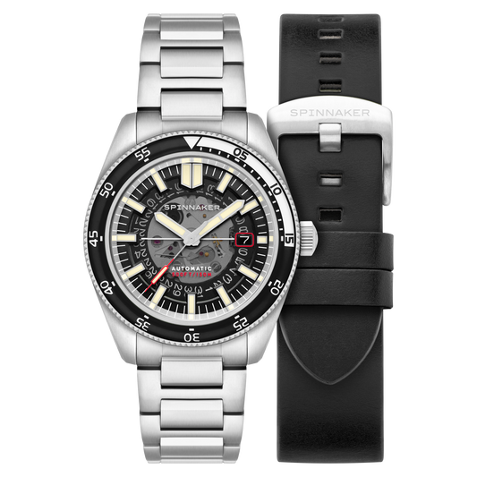 Fleuss Automatic Severn Edition Black / Stainless Steel | Black Dial