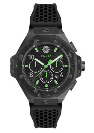 CHRONO ROYAL Black / Silicone | Black Dial