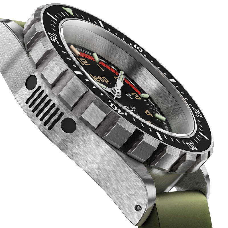 Large Diver's Automatic (GSAR) - 41mm JEEP JEEP GSAR | Black Dial