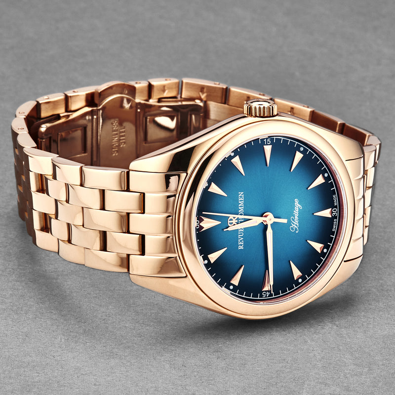 Heritage 21010.2165 / Blue | Blue Dial