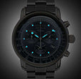 100 Jahre Chronograph Blue with Metal Bracelet | Blue Dial