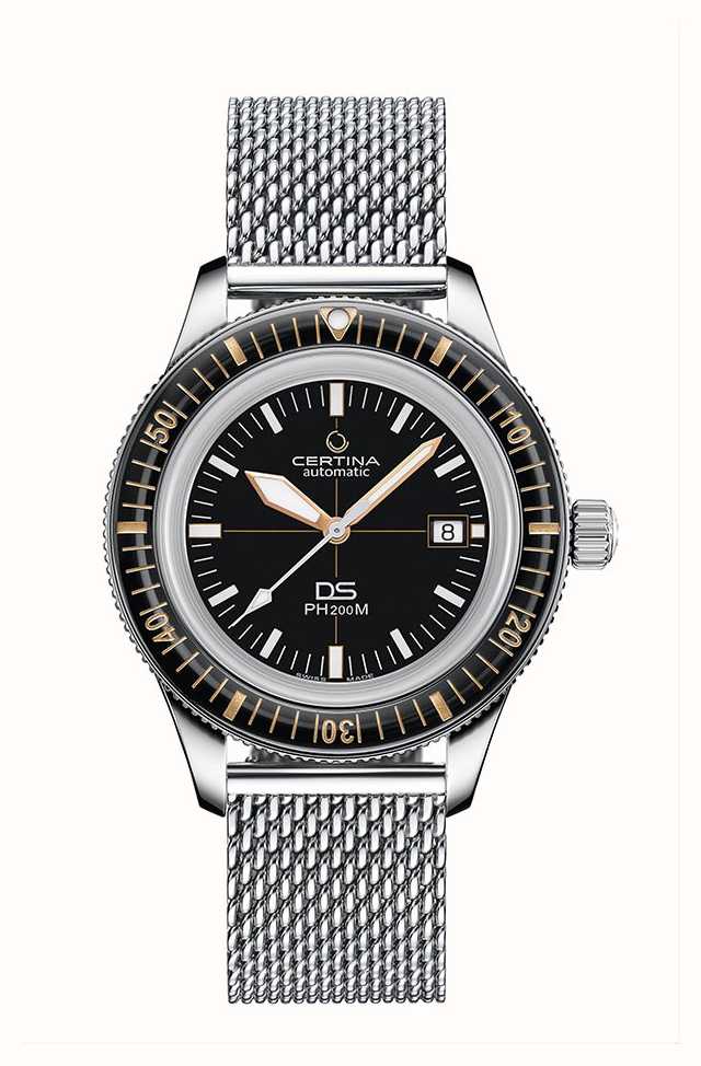 DS PH200M Powermatic 80 Black Stainless Steel | Black Dial