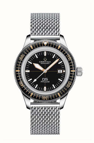 DS PH200M Powermatic 80 Black Stainless Steel | Black Dial