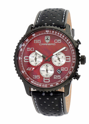 Aureum IP BLACK/MAROON | Maroon Dial