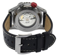 Contasecondi GV2 Contasecondi Men's Black/Red Dial Black Calfskin Leather Watch | Black Dial