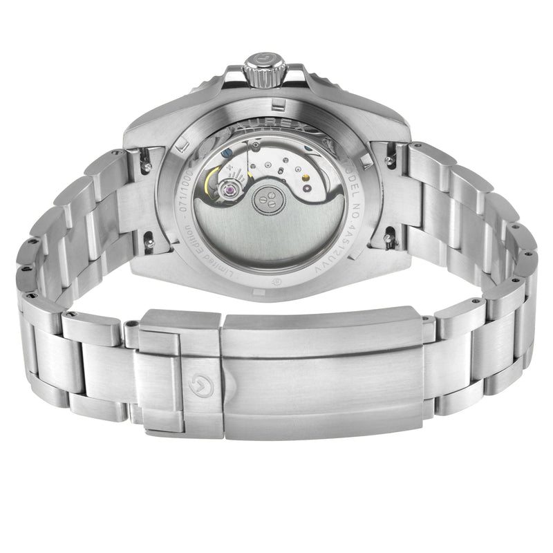 Haurex Italy Barracuda (316L Case, Green Sunray Dial, Ceramic Bezel, 316L Stainless Steel Bracelet)