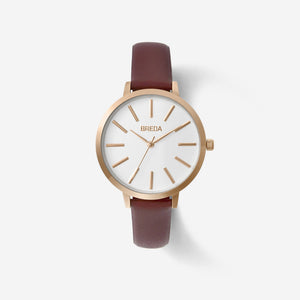 Joule Women's Watch Rose Gold/Maroon