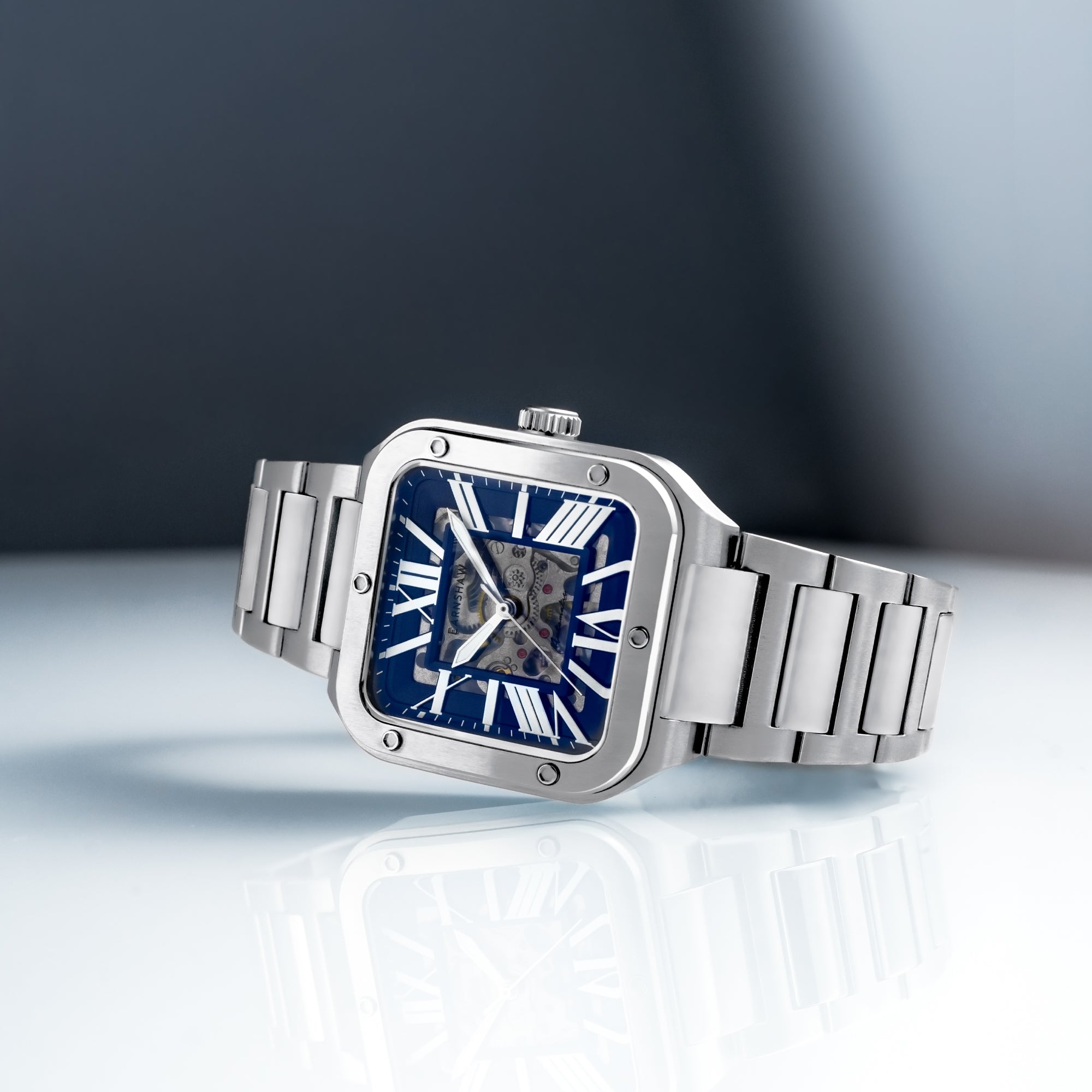 Engineer Lennox Skeleton Automatic Blue / Stainless Steel | Blue
