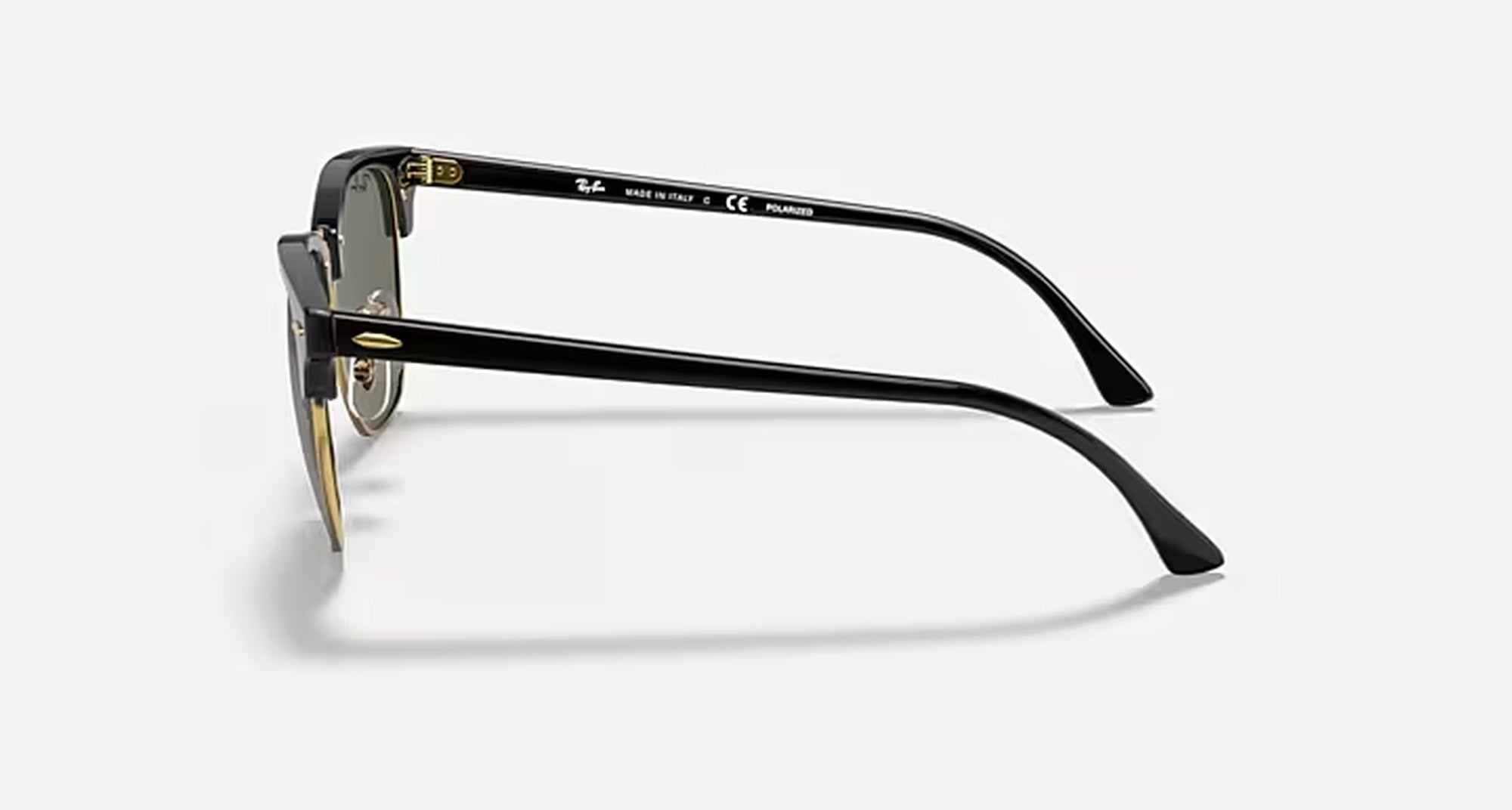 CLUBMASTER CLASSIC UNISEX / BLACK - CRYSTAL GREEN POLARIZED
