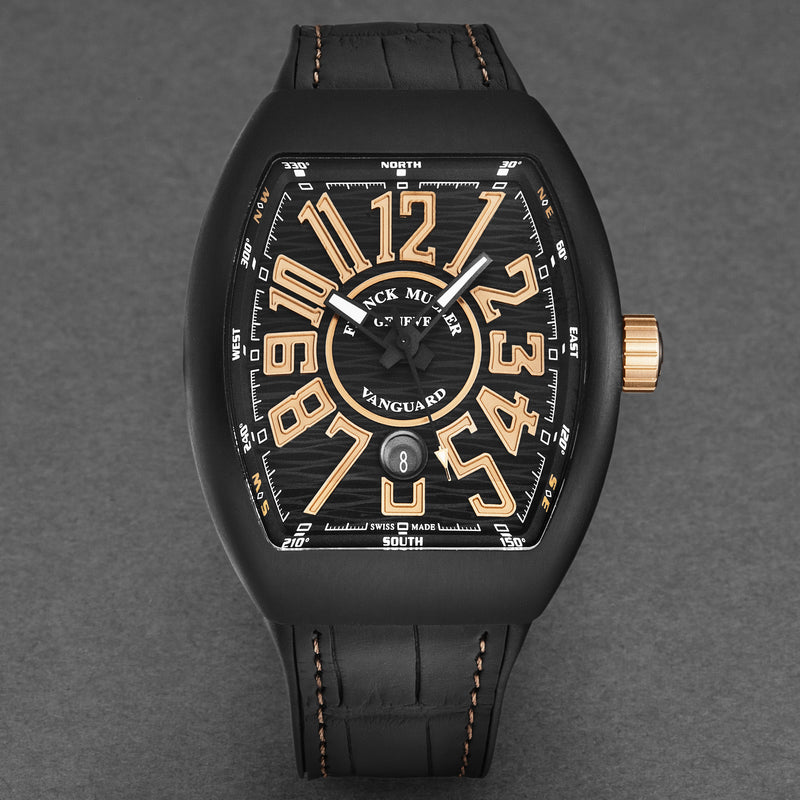 Vanguard 45SCBLKBLKGLD-1 / Black | Black Dial