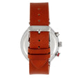 Tempest Chronograph Leather-Band Watch w/Date Brown/Grey | Gray Dial