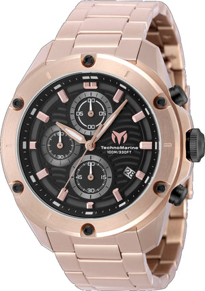 Oceanico 44mm / Black / Rose Gold | Black Dial